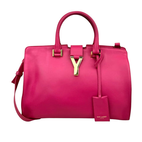 Saint Laurent Petit Cabas Y-line Shoulder Bag Pink