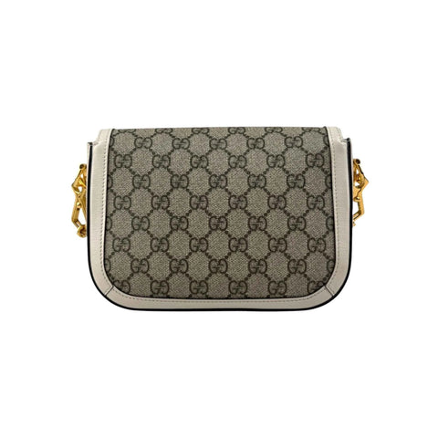 Gucci Beige Leather Horsebit 1955 Crossbody Bag