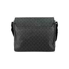 Gucci Black GG Imprime Messenger Bag
