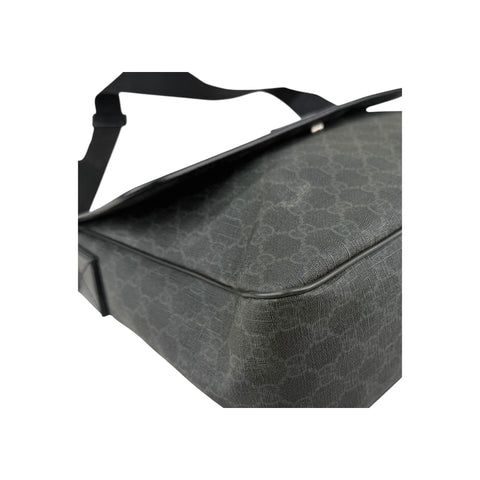 Gucci Black GG Imprime Messenger Bag