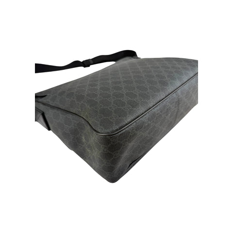 Gucci Black GG Imprime Messenger Bag