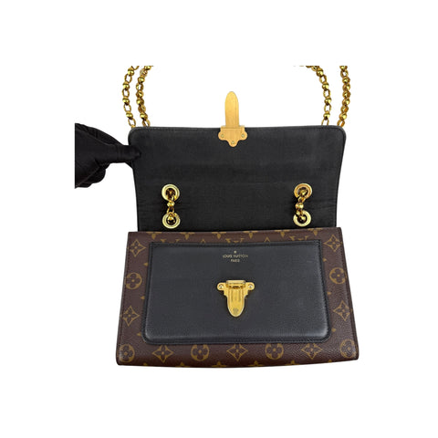 Louis Vuitton Monogram Canvas Black Victoire Bag