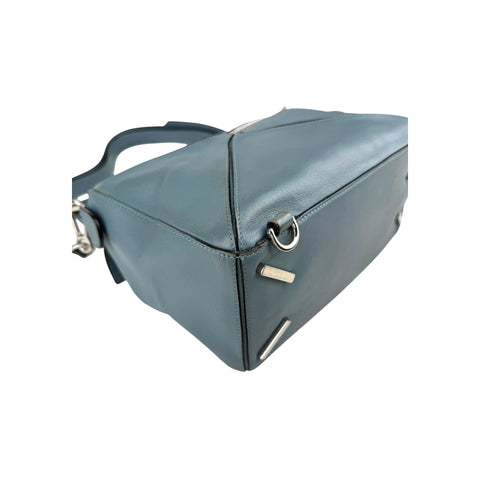 Loewe Calfskin Puzzle Bag Stone Blue