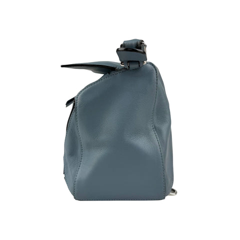 Loewe Calfskin Puzzle Bag Stone Blue