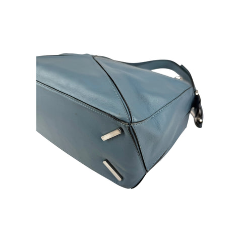 Loewe Calfskin Puzzle Bag Stone Blue