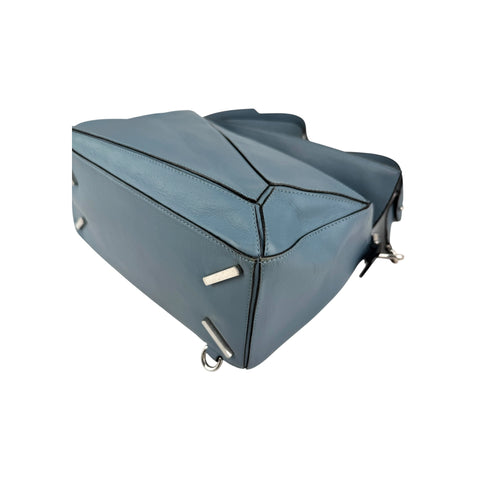 Loewe Calfskin Puzzle Bag Stone Blue