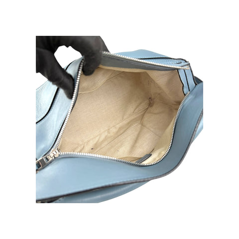 Loewe Calfskin Puzzle Bag Stone Blue