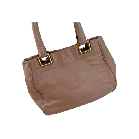 Prada Vitello Leather Bow Handbag