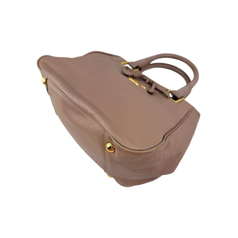 Prada Vitello Leather Bow Handbag