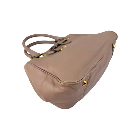 Prada Vitello Leather Bow Handbag