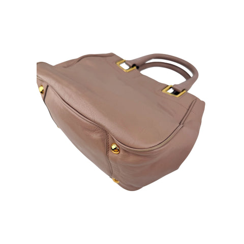 Prada Vitello Leather Bow Handbag