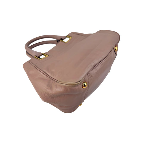 Prada Vitello Leather Bow Handbag