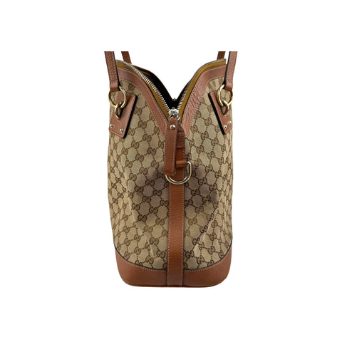 Gucci Bicolor GG Interlocking Dome Satchel Bag