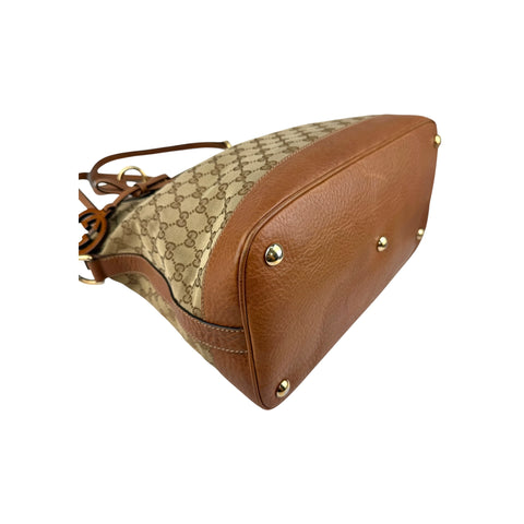 Gucci Bicolor GG Interlocking Dome Satchel Bag