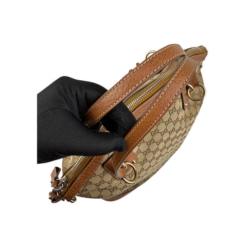 Gucci Bicolor GG Interlocking Dome Satchel Bag