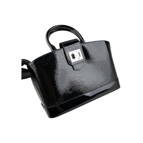 Louis Vuitton Black Electric Epi Leather Mirabeau PM Bag