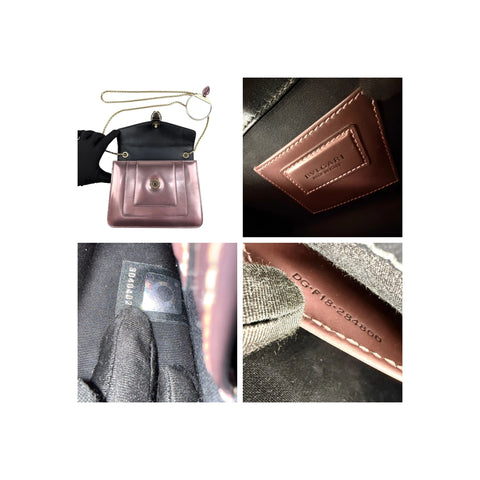 Bvlgari Patent Serpenti Forever Pink Shoulder Bag