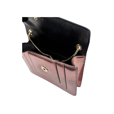 Bvlgari Patent Serpenti Forever Pink Shoulder Bag