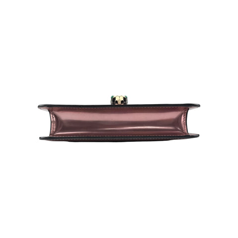 Bvlgari Patent Serpenti Forever Pink Shoulder Bag