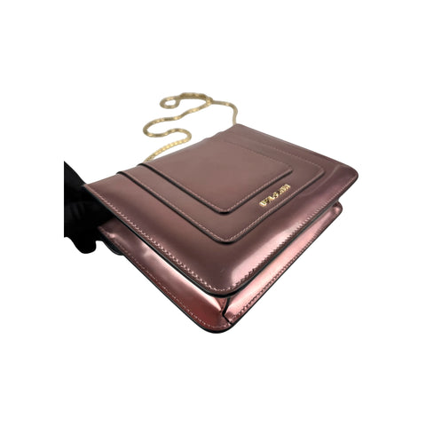 Bvlgari Patent Serpenti Forever Pink Shoulder Bag
