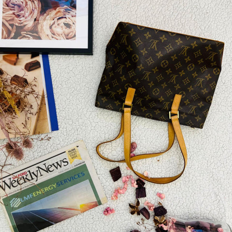 Louis Vuitton Piano Leather Handbag - Loop Vintage
