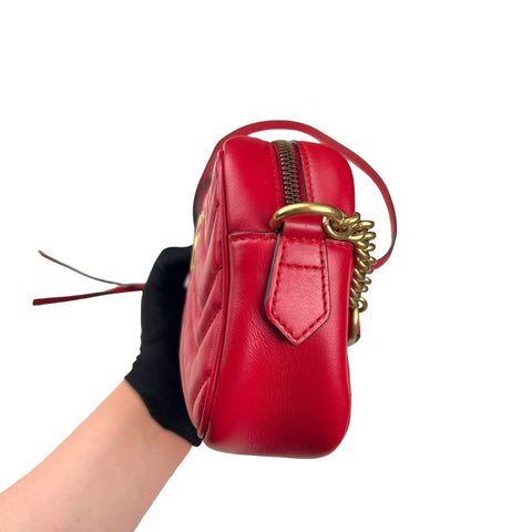 Gucci GG Marmont Leather Crossbody Bag