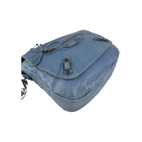 Balenciaga Atlantique Lambskin Leather Neo Folk Messenger Bag
