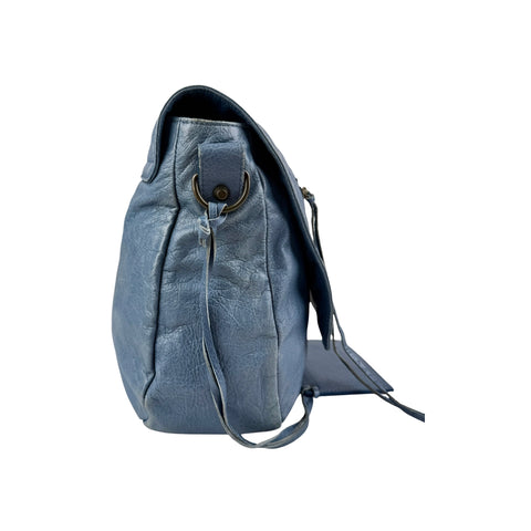 Balenciaga Atlantique Lambskin Leather Neo Folk Messenger Bag
