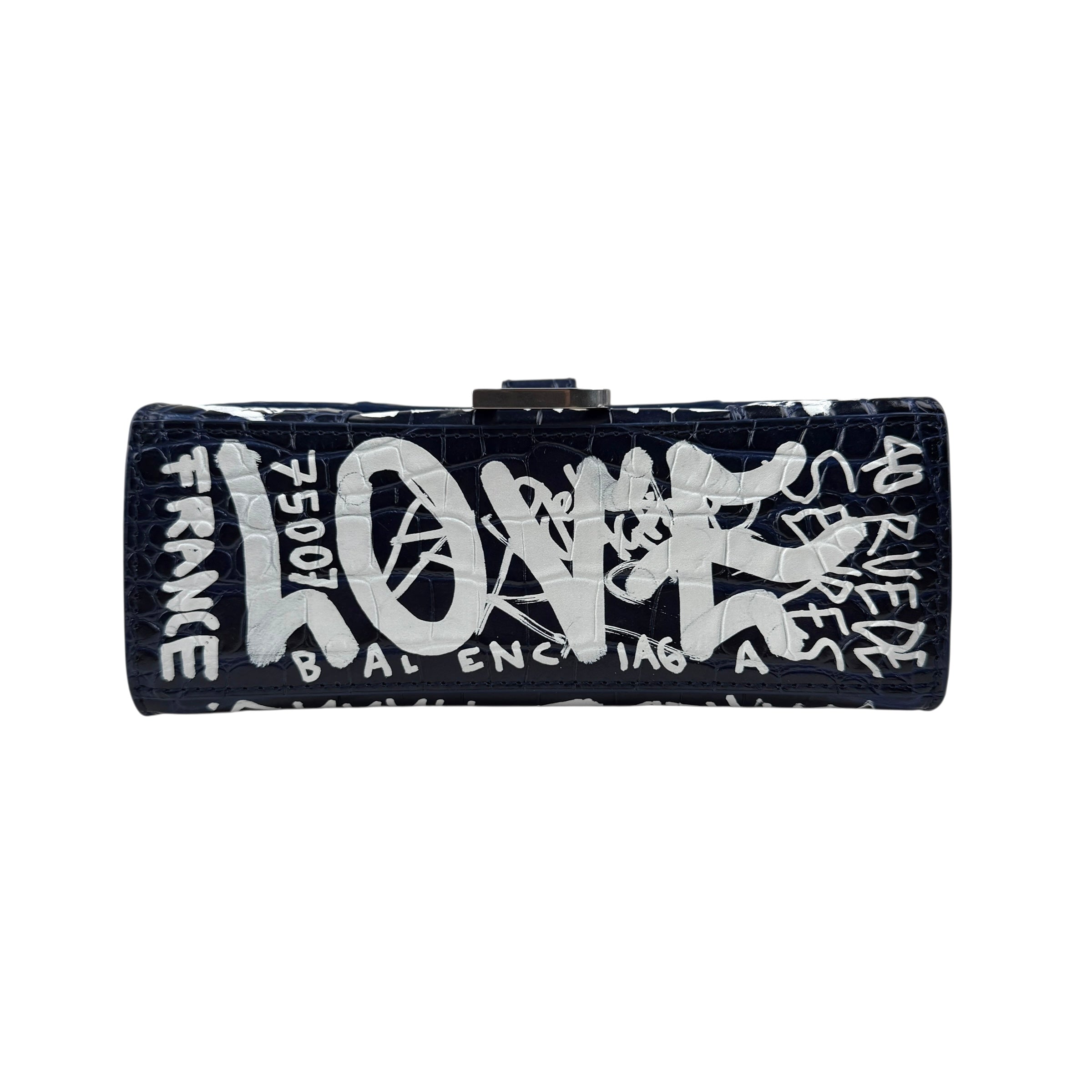 balenciaga-hourglass-graffiti-xs-navy-shoulder-bag-bottom