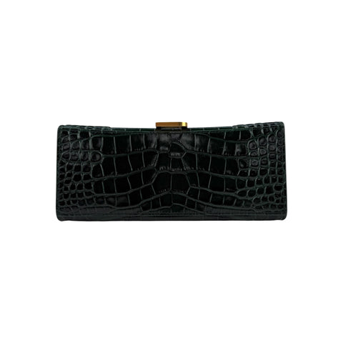 Balenciaga Hourglass Small handbag in dark green