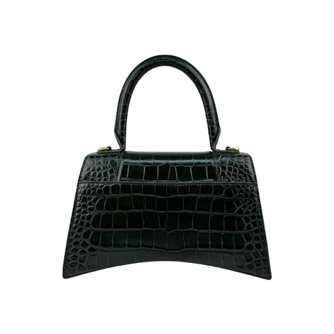 Balenciaga Hourglass Small handbag in dark green