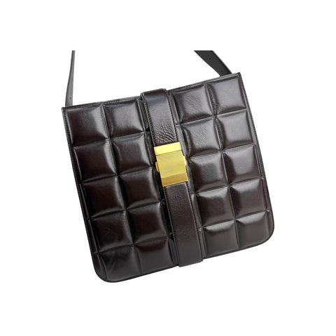 Bottega Veneta Marie Padded shoulder bag in brown leather