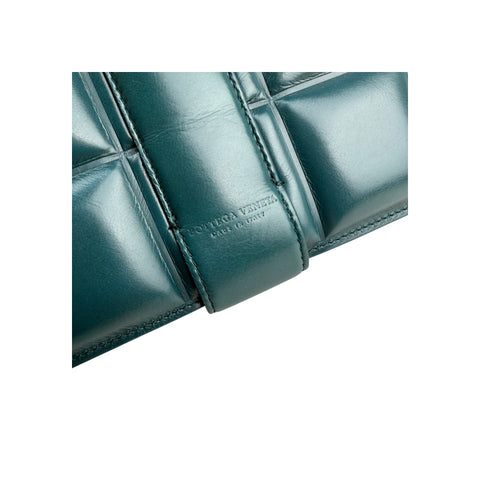 Bottega Veneta Marie Padded shoulder bag in green leather