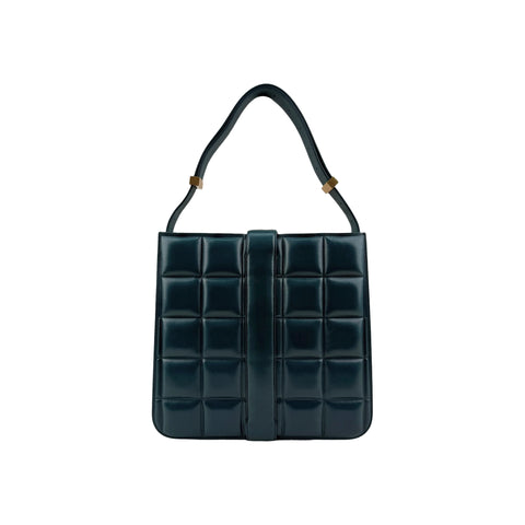 Bottega Veneta Marie Padded shoulder bag in green leather