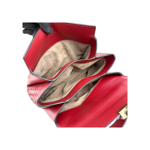 Bottega Veneta Piazza Leather Top Handle Bag