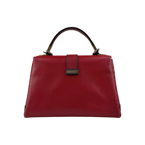 Bottega Veneta Piazza Leather Top Handle Bag