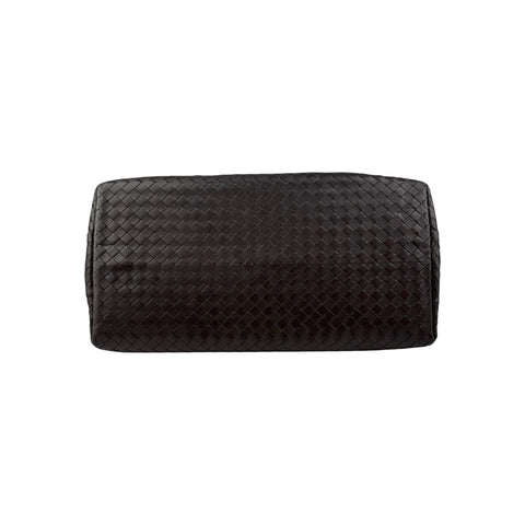 Bottega Veneta Roma Handbag in Brown Intrecciato Leather