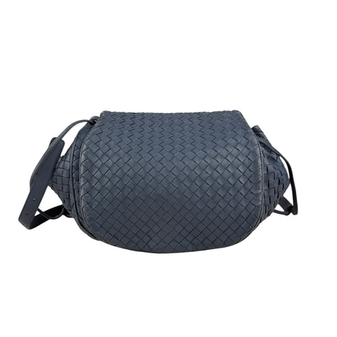 bottega veneta intrecciato flap crossbody front