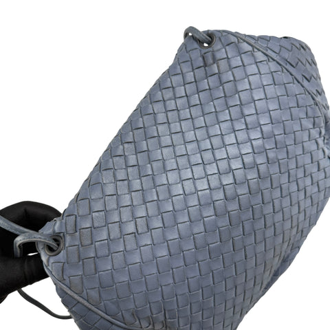 bottega veneta intrecciato flap crossbody left back 45