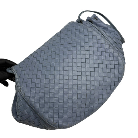 bottega veneta intrecciato flap crossbody left front 45