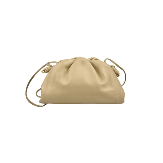 bottega veneta lambskin the mini pouch crossbody bag front