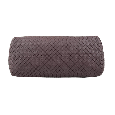 bottega veneta lilac intrecciato leather double chain tote bottom