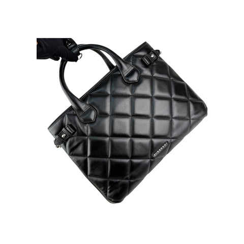 Burberry Black Quilted Leather handbag