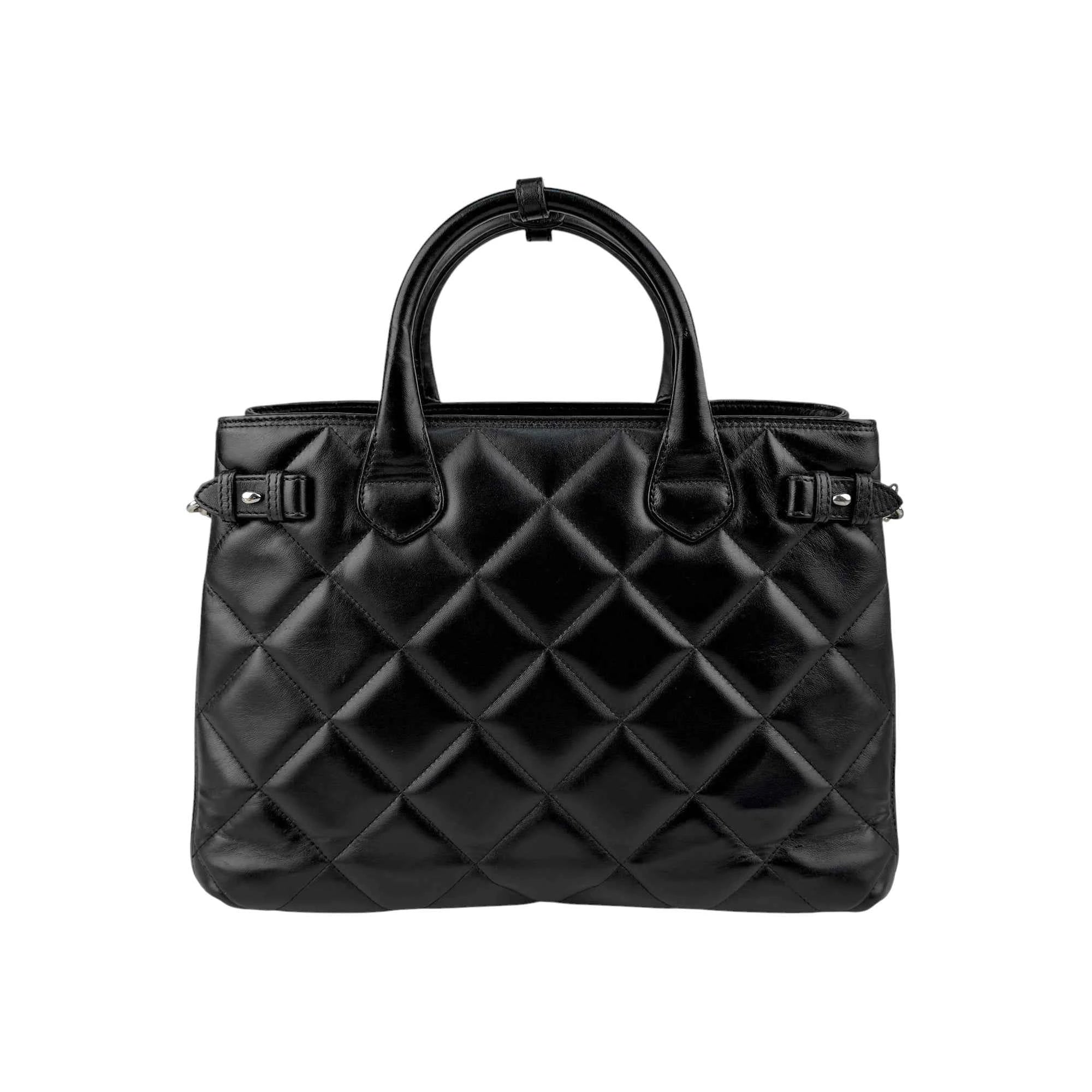 Burberry Black Quilted Leather handbag