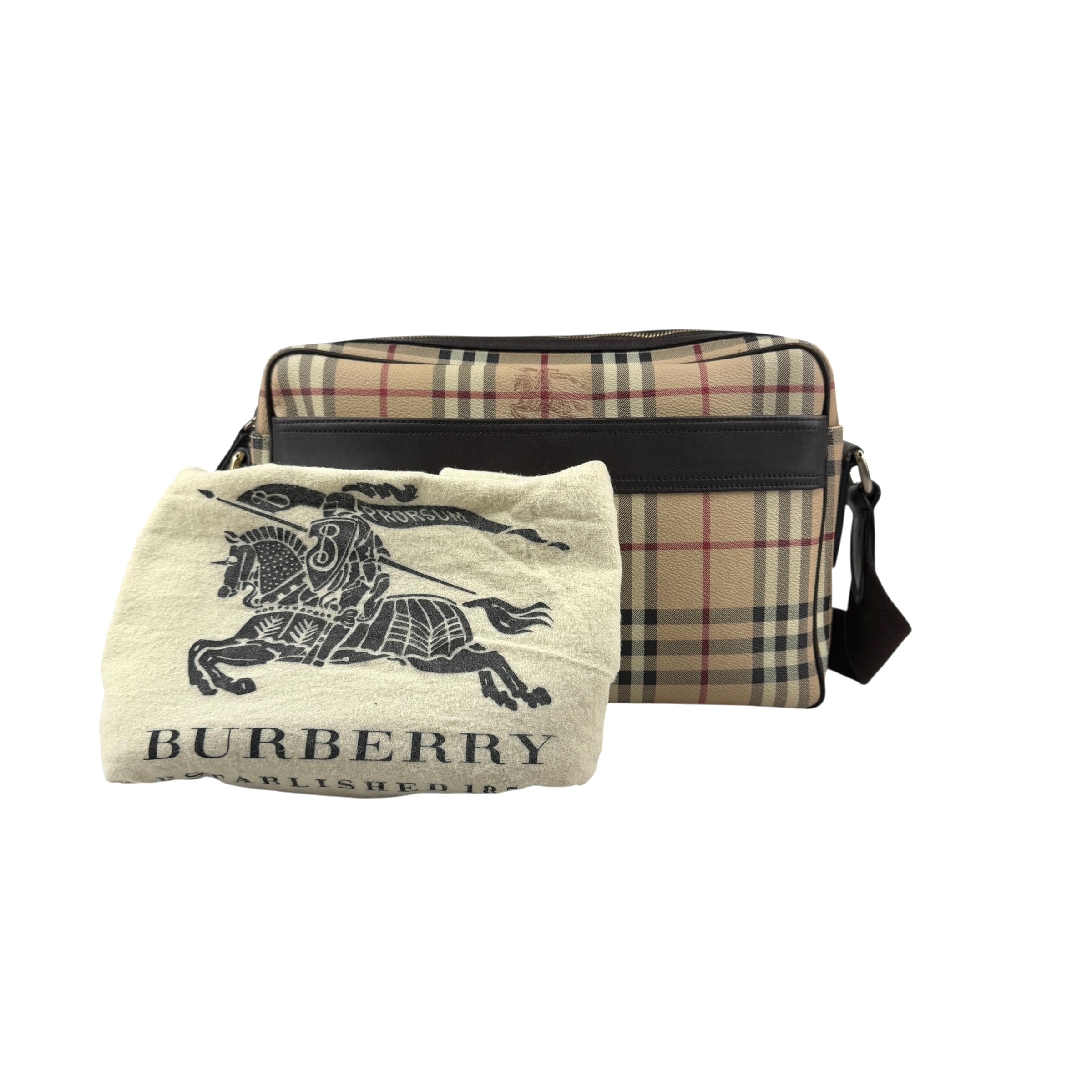burberry house check shoulder bag accessory