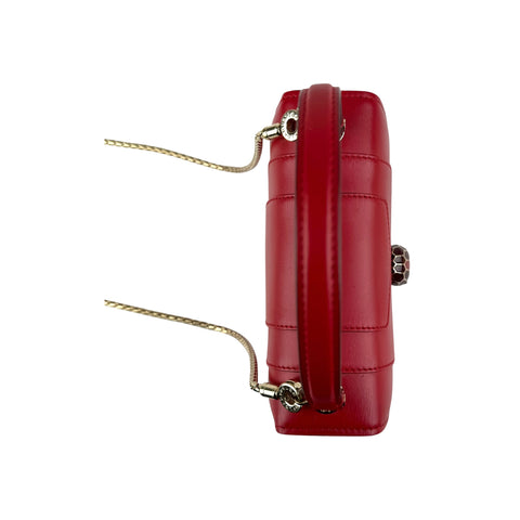 Bvlgari Serpenti Forever Top Handle Bag Leather crossbody bag