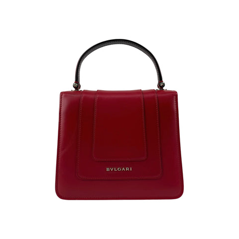 Bvlgari Serpenti Forever Top Handle Bag Leather crossbody bag