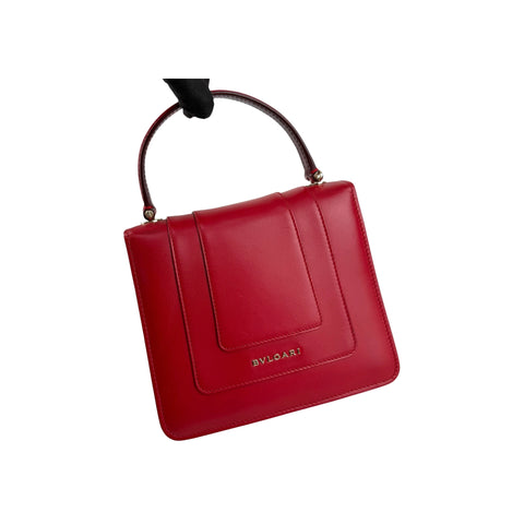 Bvlgari Serpenti Forever Top Handle Bag Leather crossbody bag