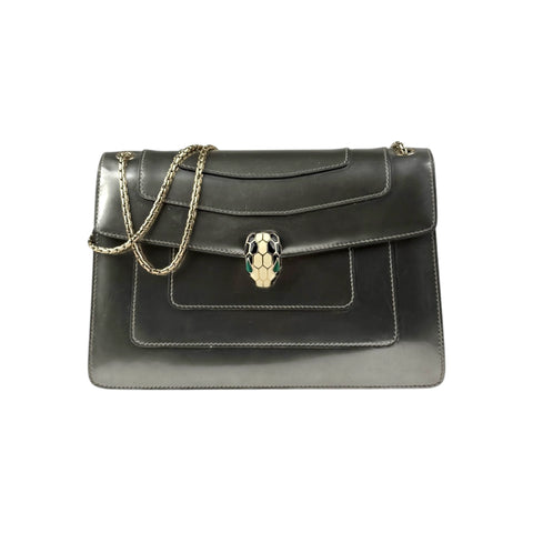 BvlgariSerpenti Forever Shoulder Bag Patent Medium