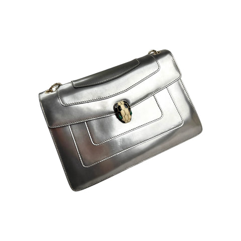 BvlgariSerpenti Forever Shoulder Bag Patent Medium